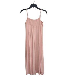Express Maxi Dress Size XS Blush Pink Spaghetti Straps Boho Delicate Slip